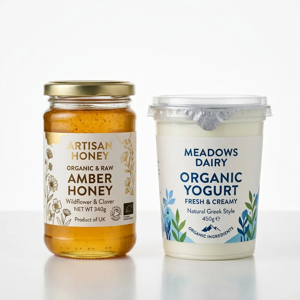 Food & Dairy Labels Showcase